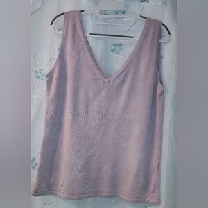 J Crew Silk V-Neck Tank Top